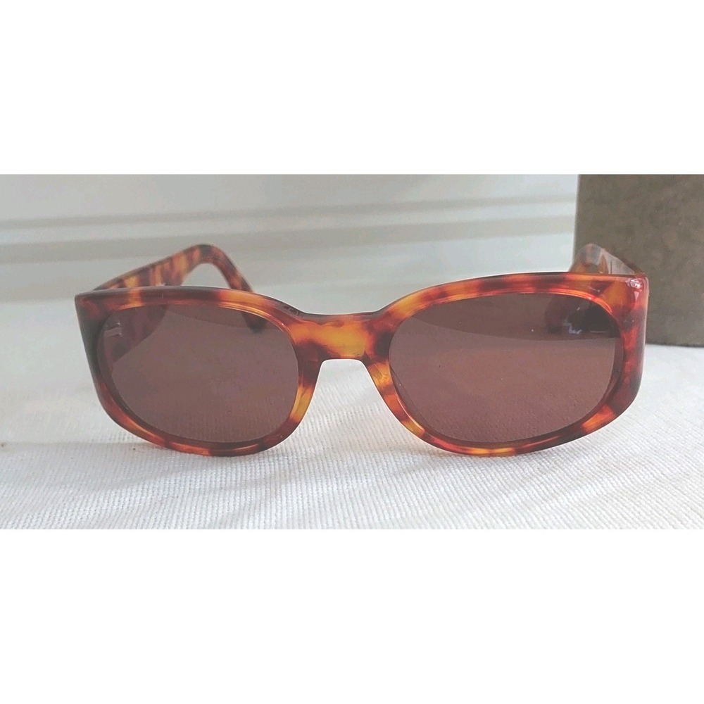Benson & Ashley Sunglasses Womens Tortoise BA 145 Oval Brown Lens Retro 90s